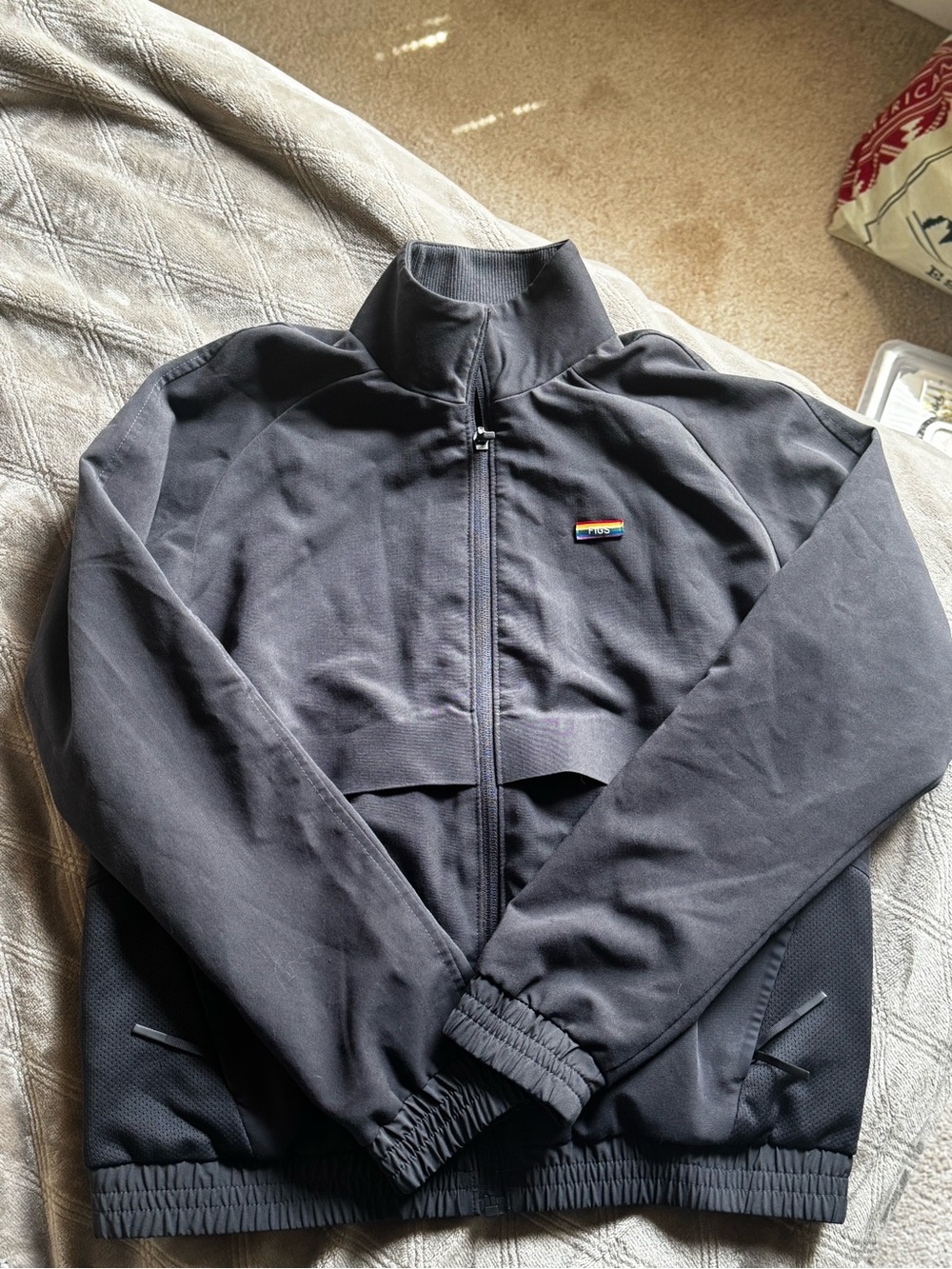 FIGS Dark Grey Jacket size XXS